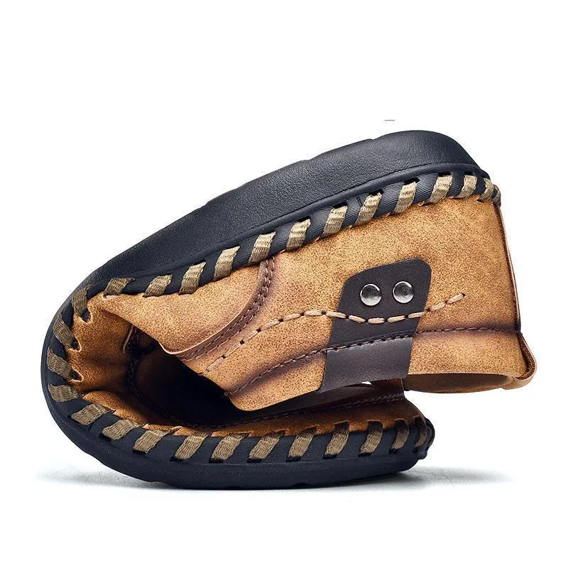 Mostelo™—Men Leather Breathable Moccasins Loafers