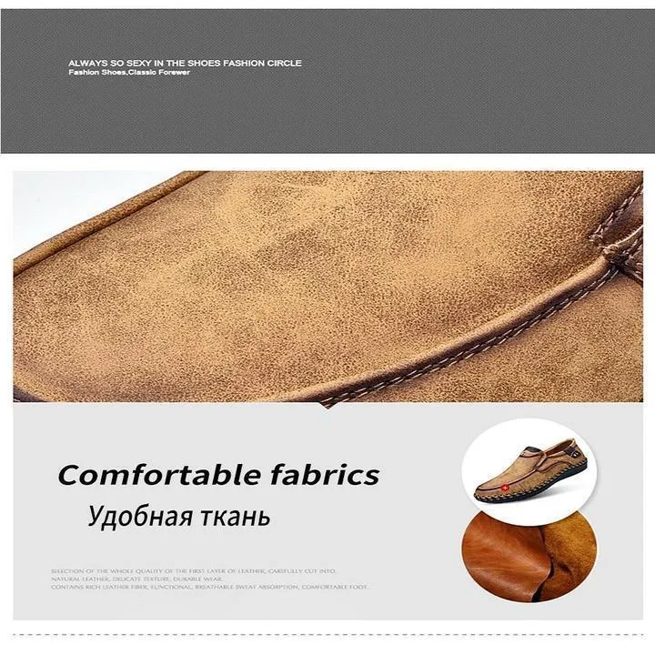 Mostelo™—Men Leather Breathable Moccasins Loafers
