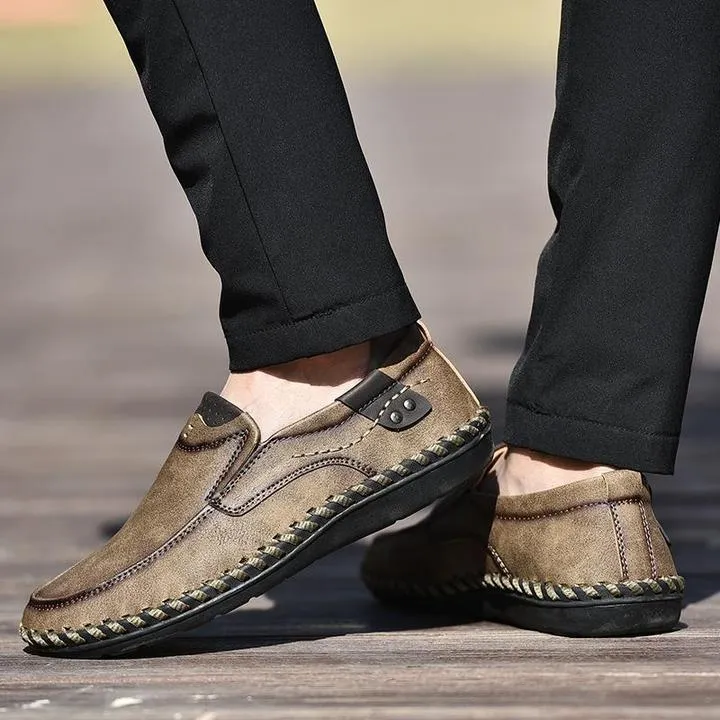 Mostelo™—Men Leather Breathable Moccasins Loafers