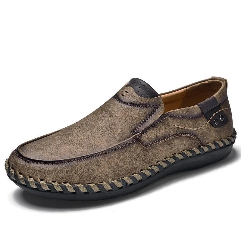 Mostelo™—Men Leather Breathable Moccasins Loafers