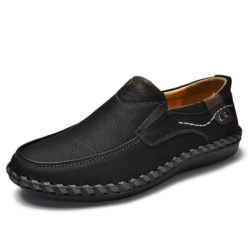Mostelo™—Men Leather Breathable Moccasins Loafers