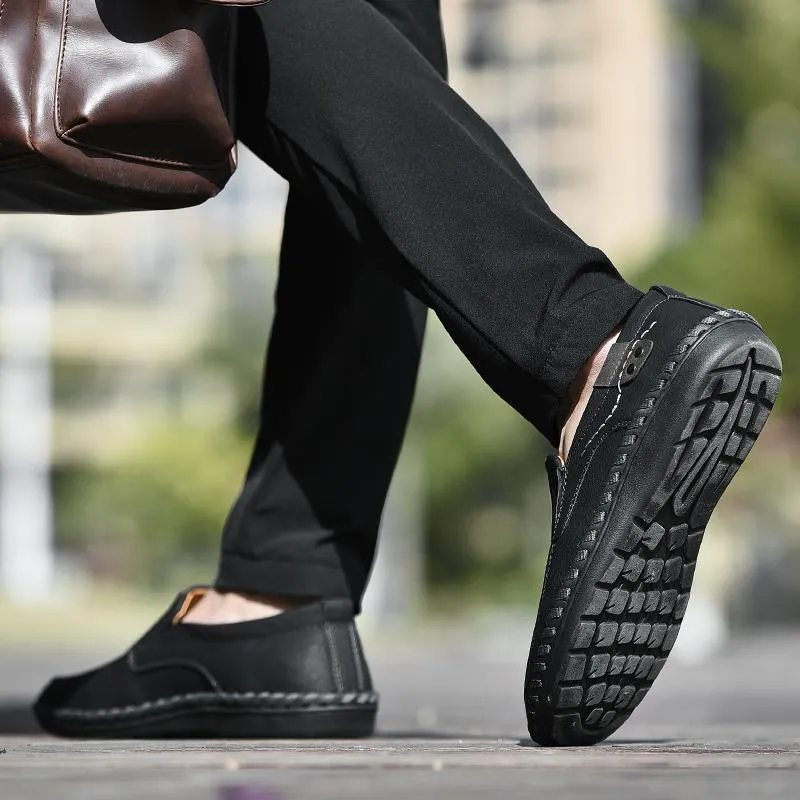 Mostelo™—Men Leather Breathable Moccasins Loafers