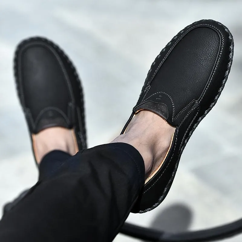 Mostelo™—Men Leather Breathable Moccasins Loafers