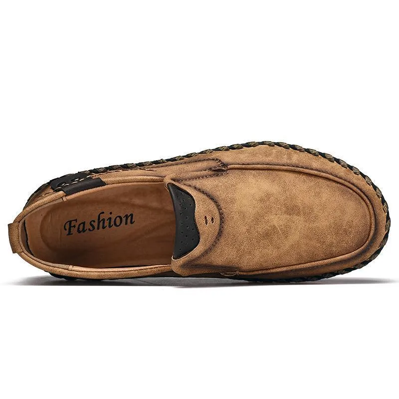 Mostelo™—Men Leather Breathable Moccasins Loafers