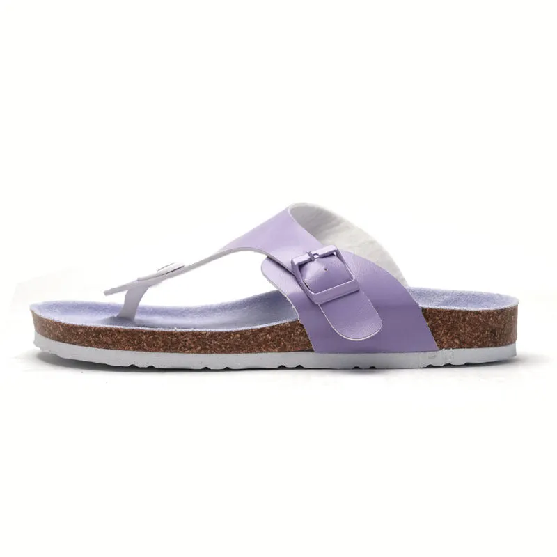 Multicolor Beach Student Casual Shoes Cork Women Slippers