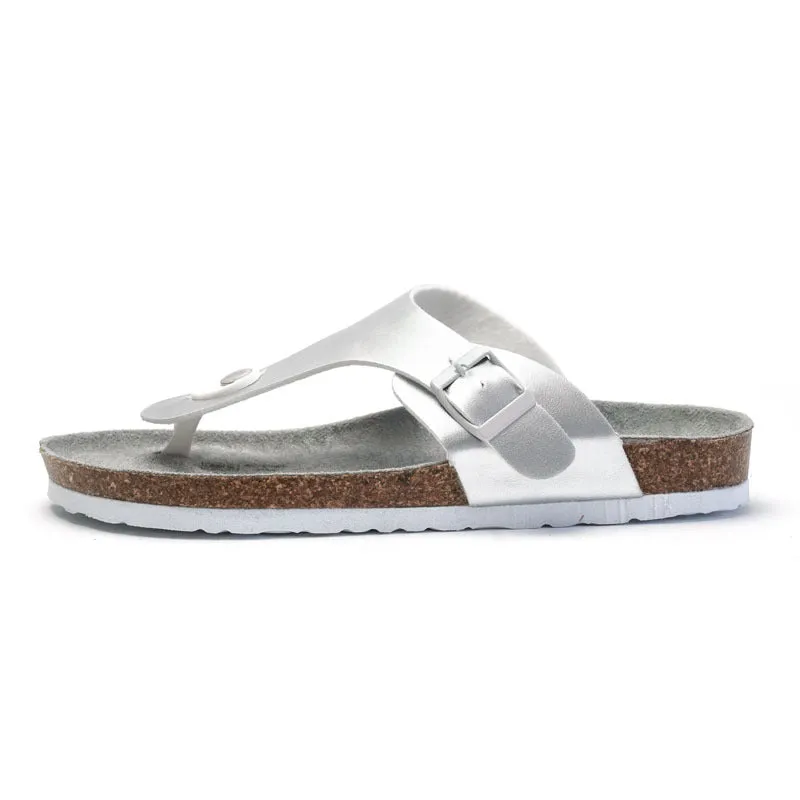 Multicolor Beach Student Casual Shoes Cork Women Slippers