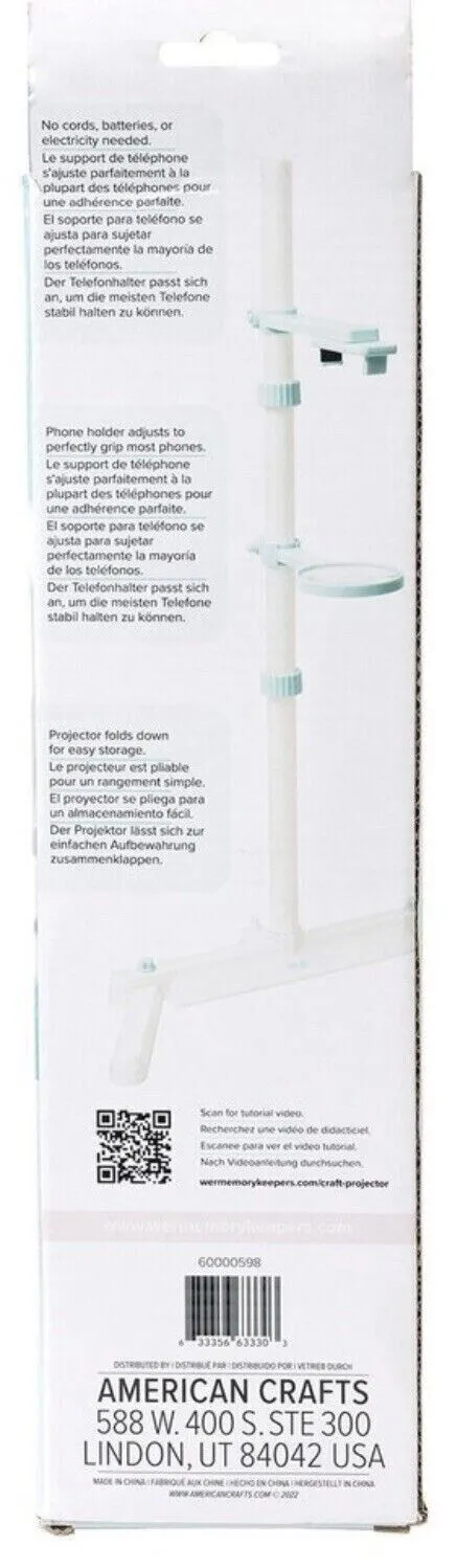 NEW Craft Projector American Crafts We R Memory Keepers Basic Tools Adjustable