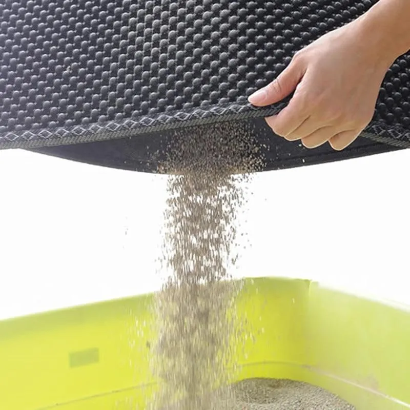 New Double Layer Larger Size Cat Litter Mat