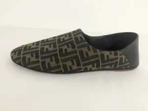 NEW Men's Fendi Ff Logo Slippers Size 12 Us