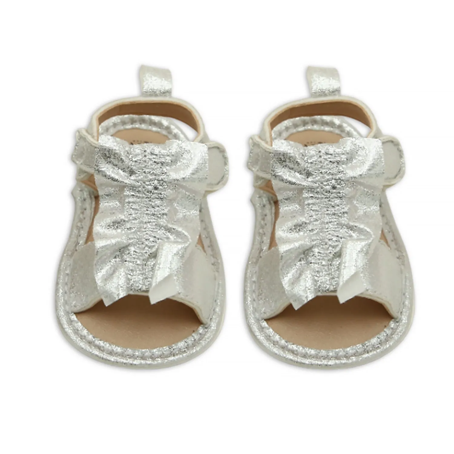Newborn Girls Sandal - Silver