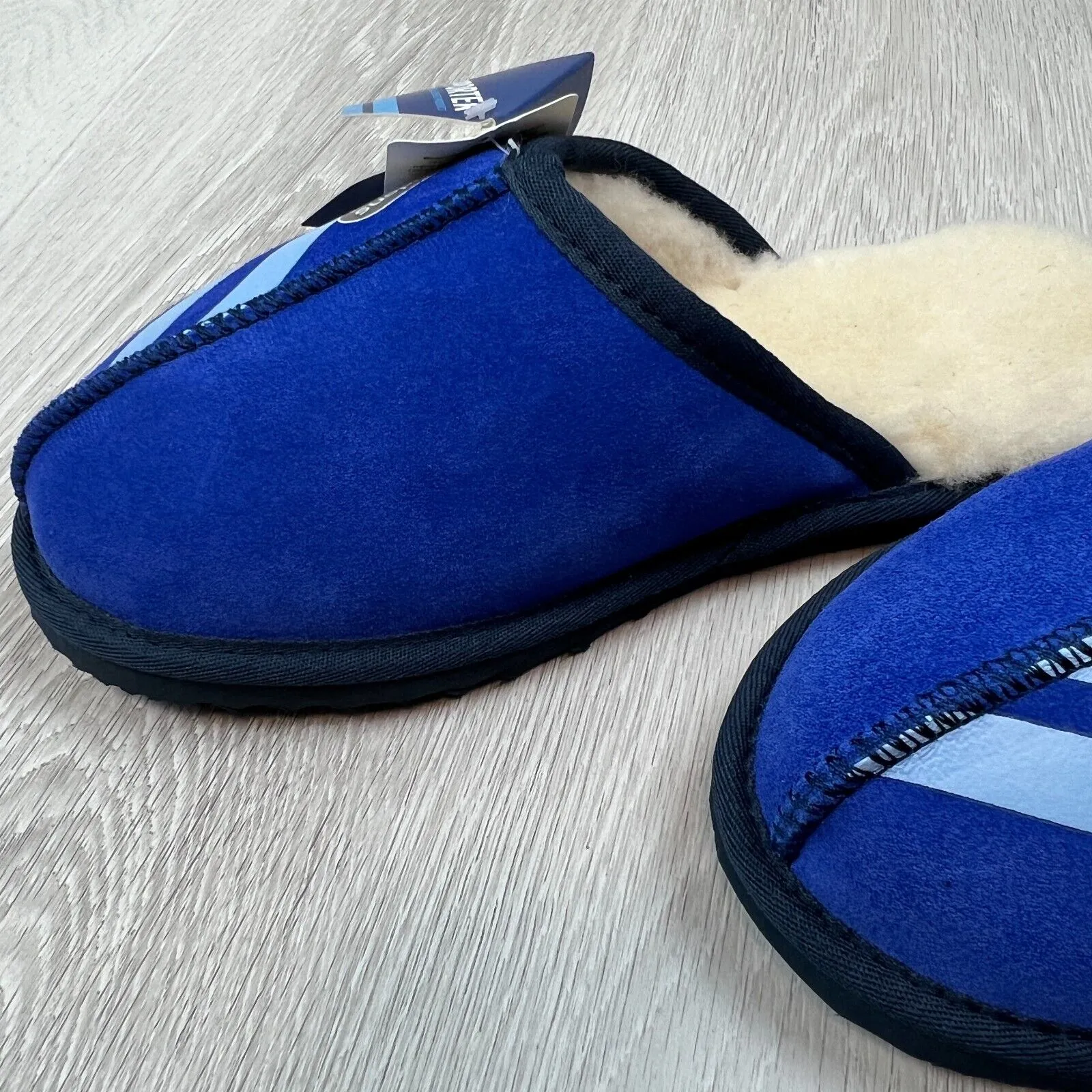 NRL NSW Blues State of Origin Merino Wool Slippers Size US W 5.5 / M 4.5 (New)