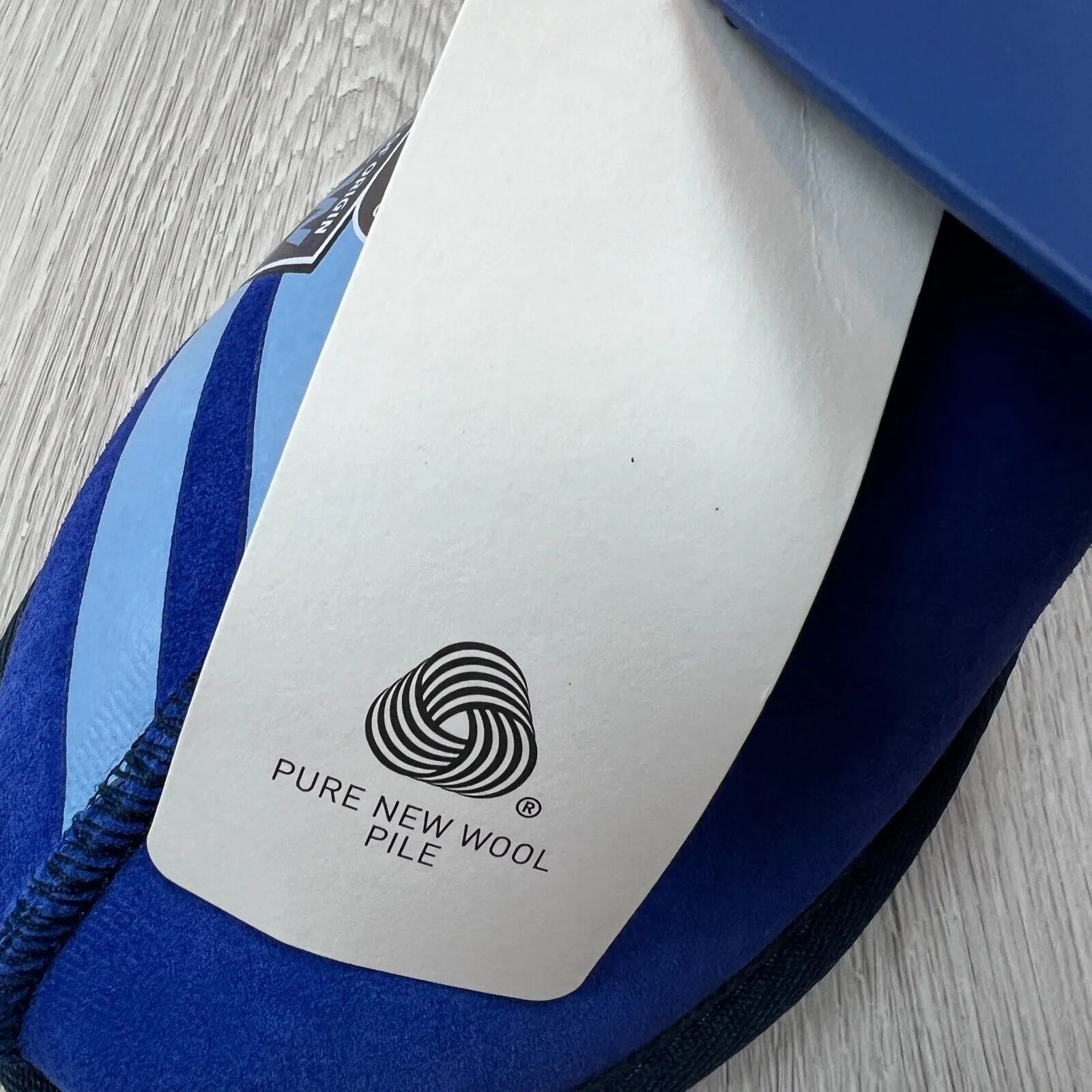 NRL NSW Blues State of Origin Merino Wool Slippers Size US W 5.5 / M 4.5 (New)