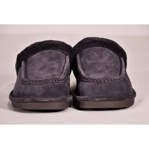Nuknuuk Men's Leather Slippers Men's Grey 10