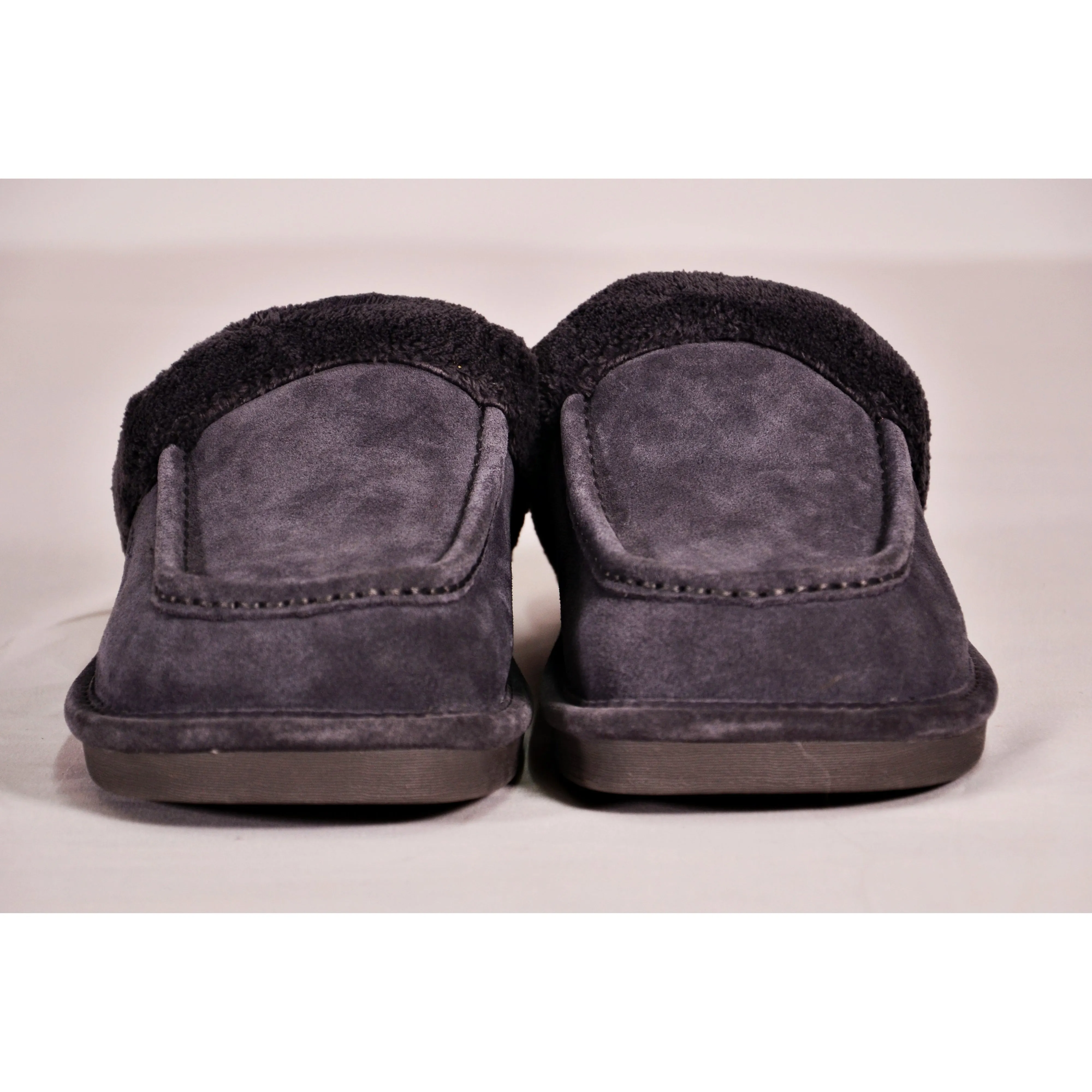 Nuknuuk Men's Leather Slippers Men's Grey 10