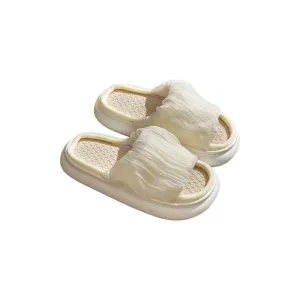 Open Toe Platform Slippers