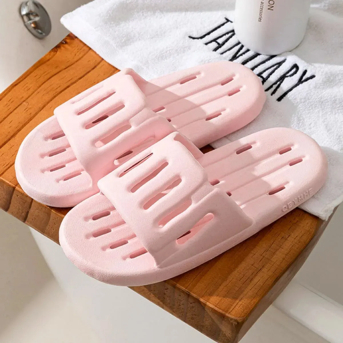 Open Toe Platform Slippers