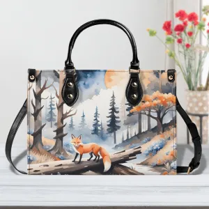 Orange Fox Luxury Womens Vegan Leather Handbag