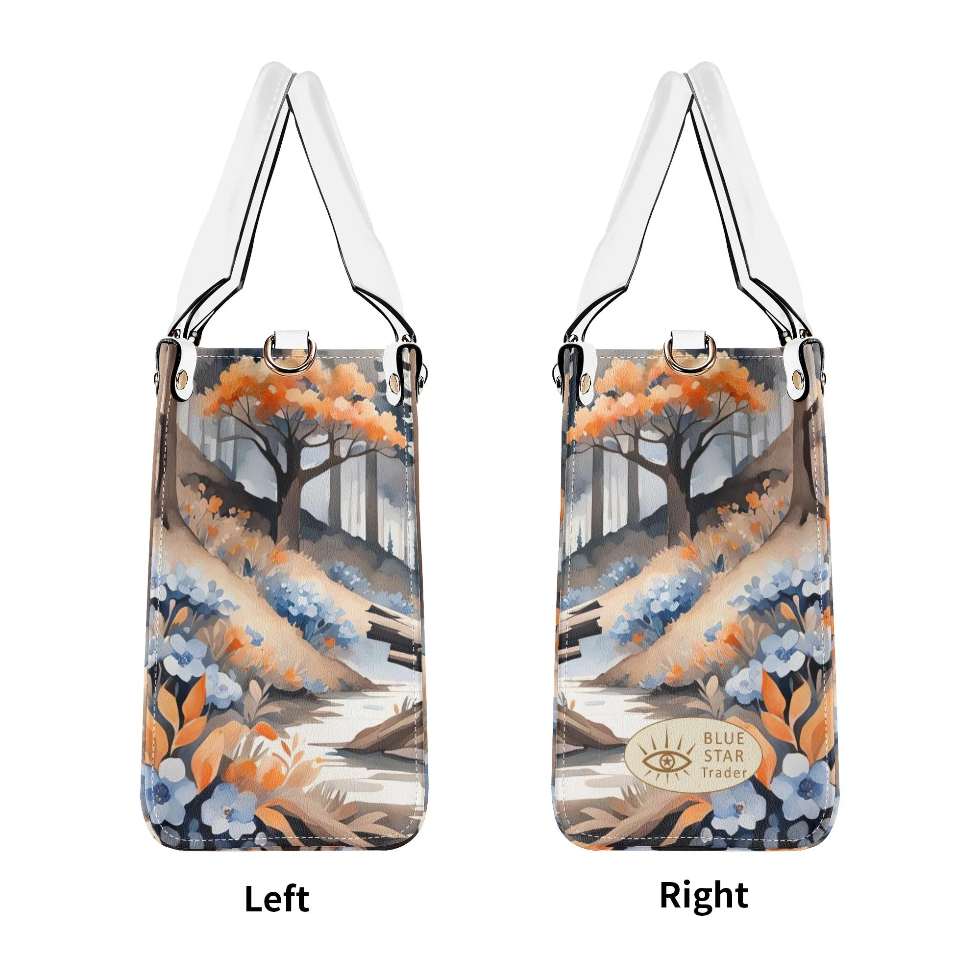 Orange Fox Luxury Womens Vegan Leather Handbag