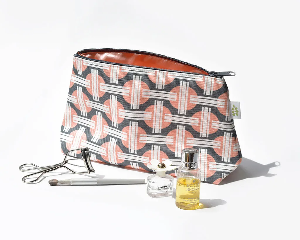 Orient Zipper Pouch – Powder Blue (10" x 6" x 3")
