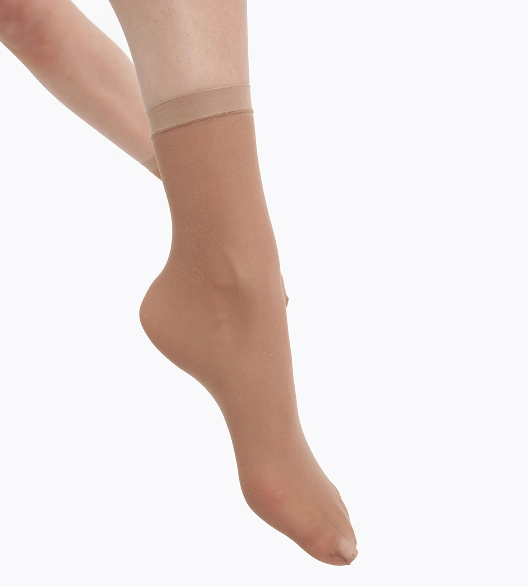 Pack of 4 EcoDIM semi-opaque suede socks 30D