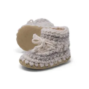 Padraig Cottage Slippers (Cream Stripe)