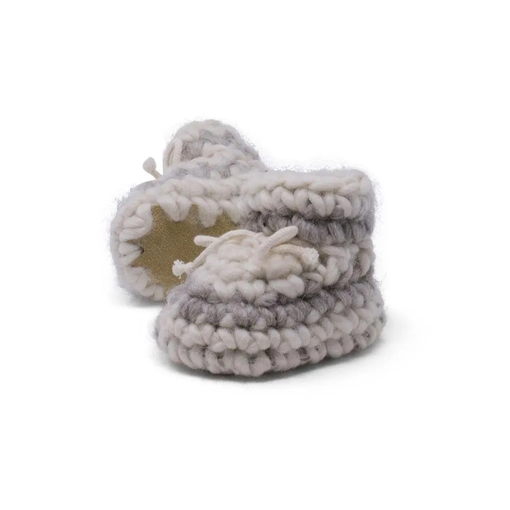 Padraig Cottage Slippers (Cream Stripe)