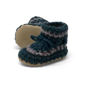 Padraig Cottage Slippers (Forest Stripe)