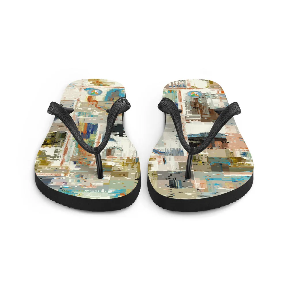 Patchy Paint - Flip-Flops