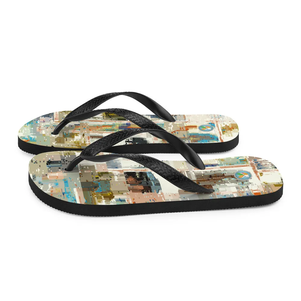 Patchy Paint - Flip-Flops