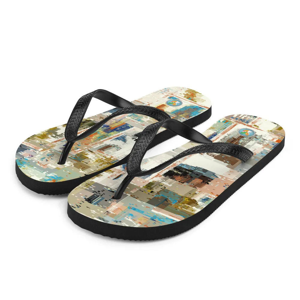 Patchy Paint - Flip-Flops