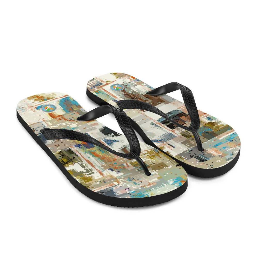 Patchy Paint - Flip-Flops