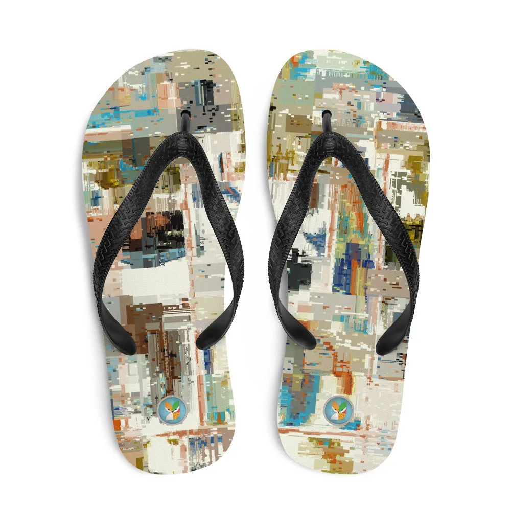 Patchy Paint - Flip-Flops