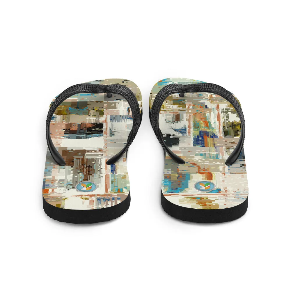 Patchy Paint - Flip-Flops