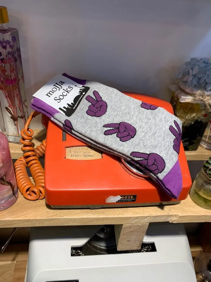 Peace Funky Crew Socks for Epilepsy Research