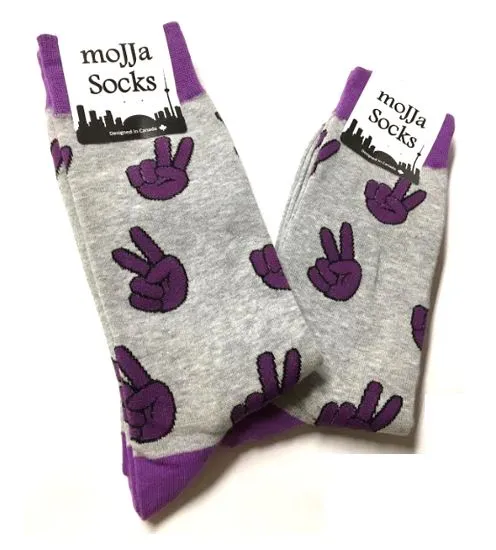 Peace Funky Crew Socks for Epilepsy Research