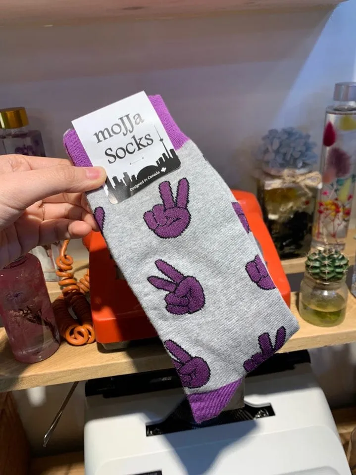 Peace Funky Crew Socks for Epilepsy Research