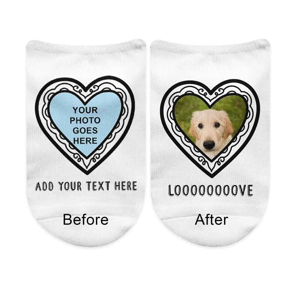 Personalized Photo Socks - Valentine's Day Gift Idea