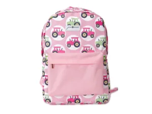 Pink Tractors Backpack
