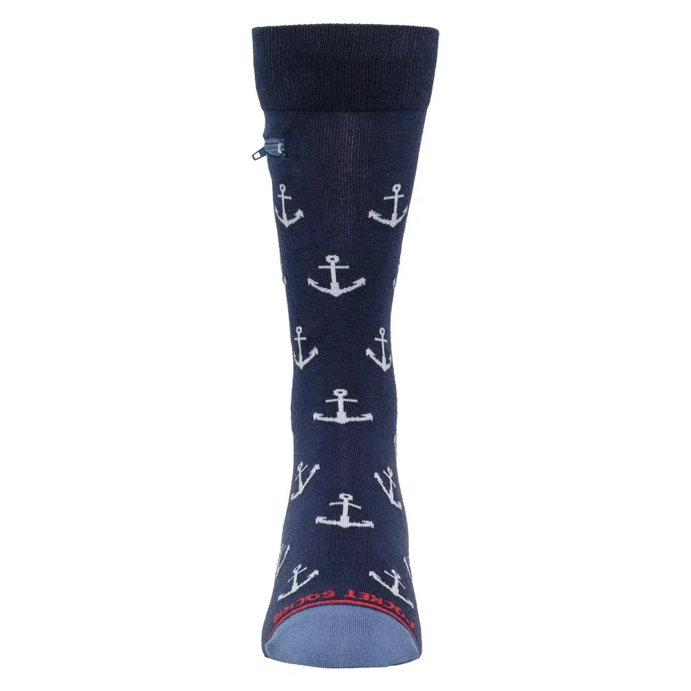 Pocket Socks®, Anchors, Mens