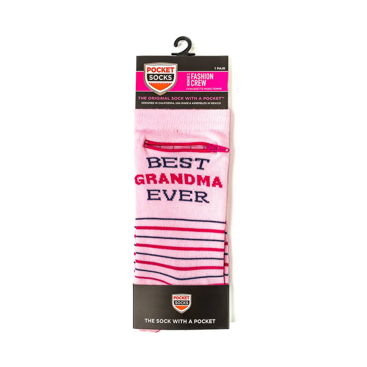 Pocket Socks® Best Grandma, Womens