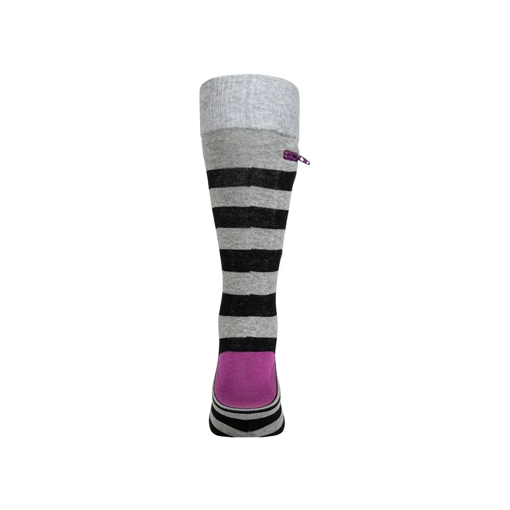 Pocket Socks®, Grey Rugby, Mens