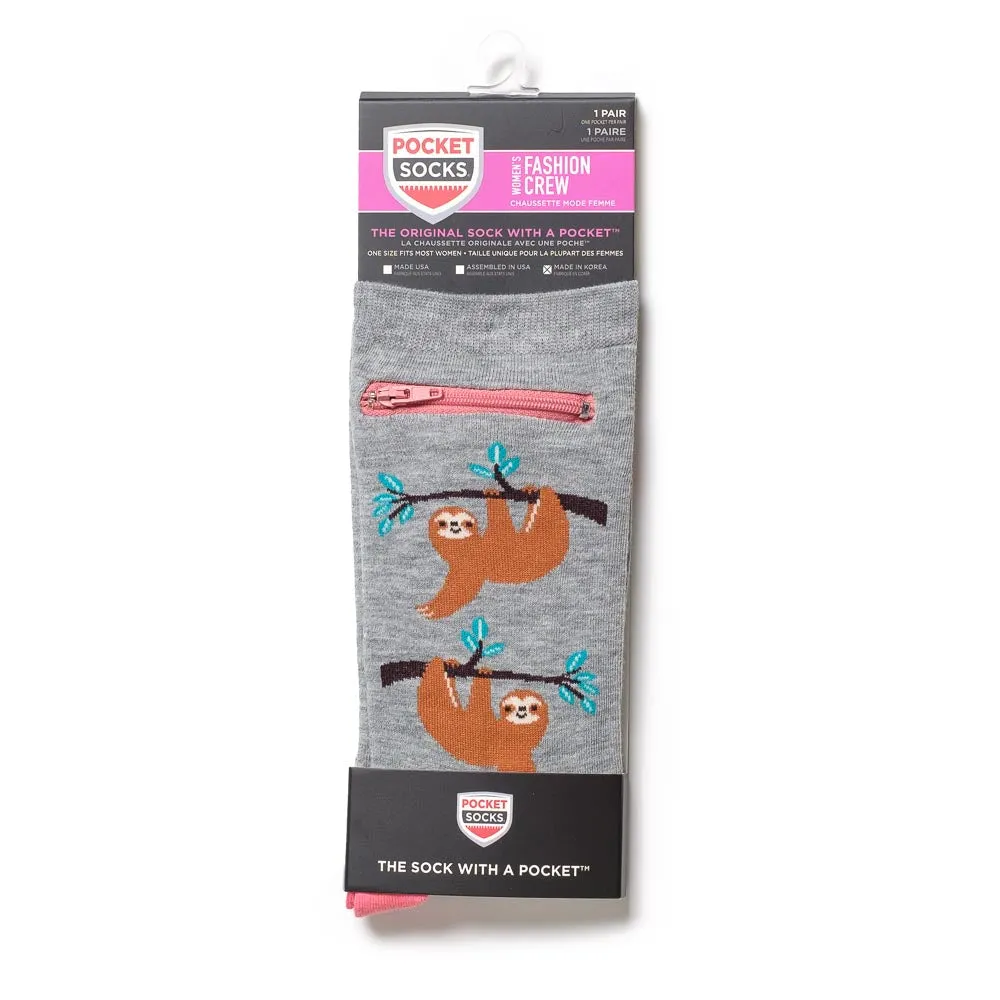Pocket Socks®, Sloth, Womens