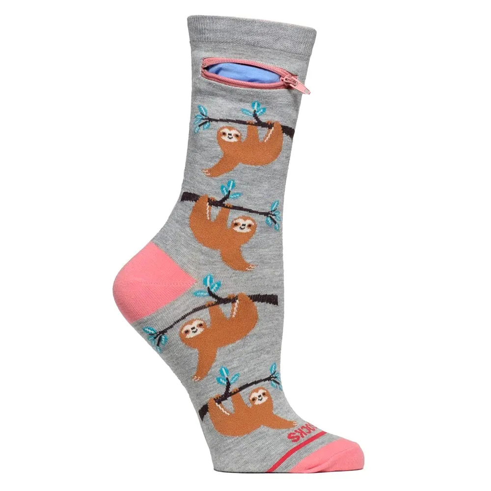 Pocket Socks®, Sloth, Womens