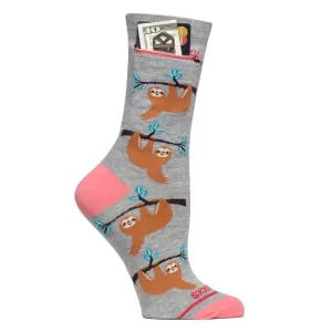 Pocket Socks®, Sloth, Womens