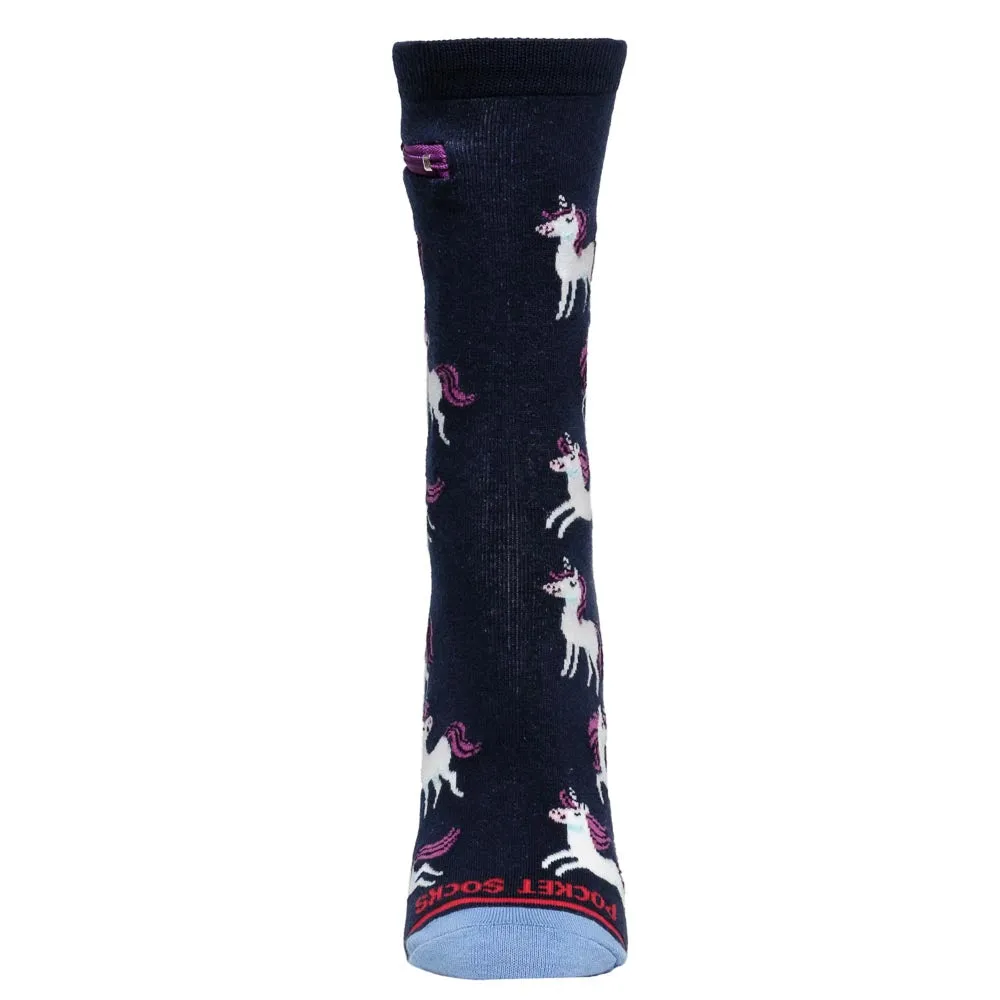 Pocket Socks®, Unicorns, Womens