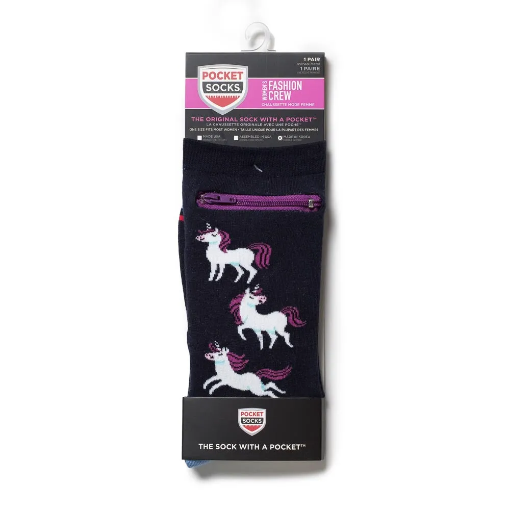 Pocket Socks®, Unicorns, Womens