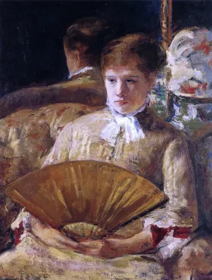 Portrait of a Lady (also known as Miss Mary Ellison) by Mary Cassatt - Art Print