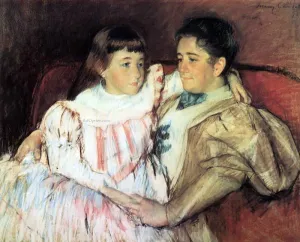 Portrait of Mrs Havemeyer and Her Daughter Electra by Mary Cassatt - Art Print