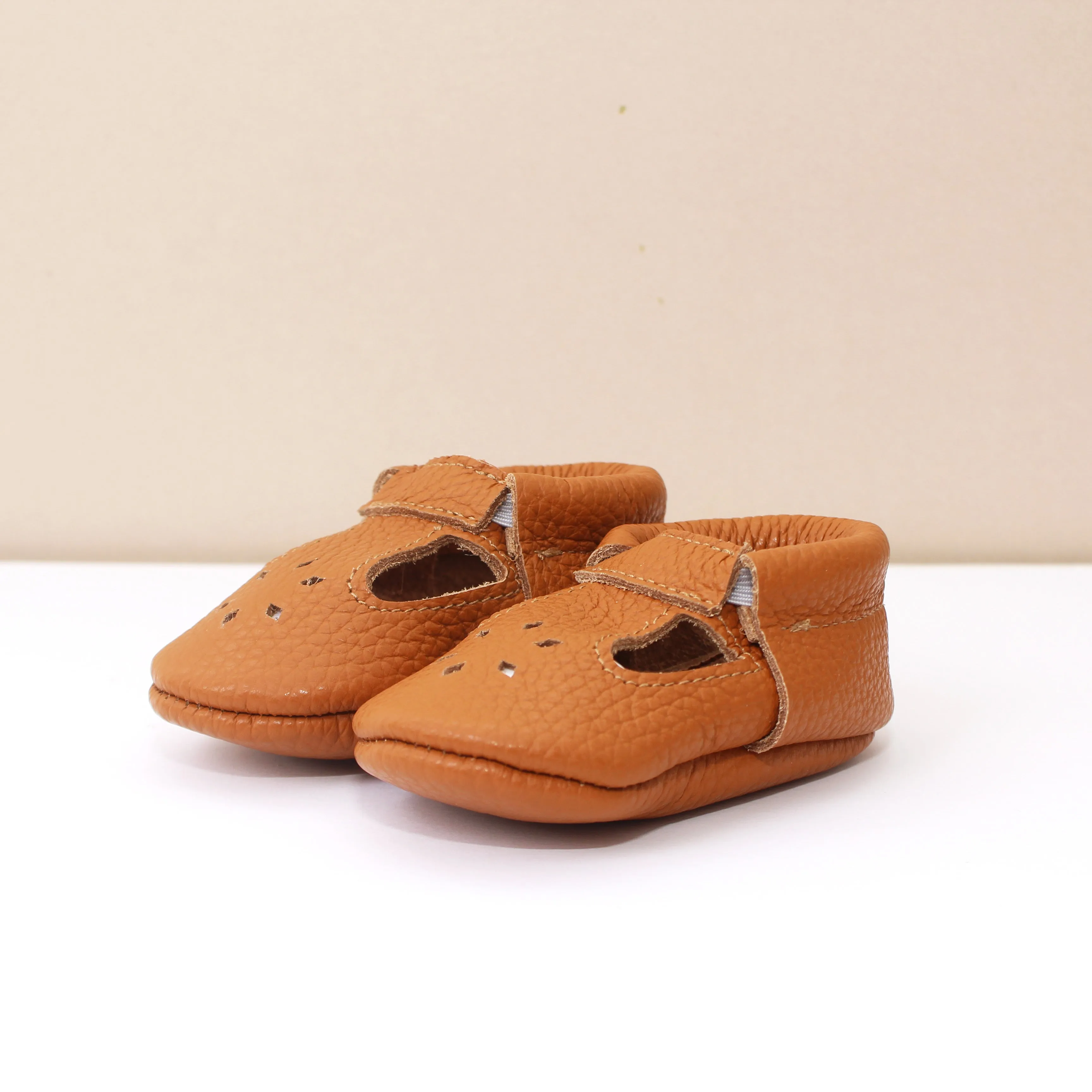 Posie Caramel Girls Moccasins