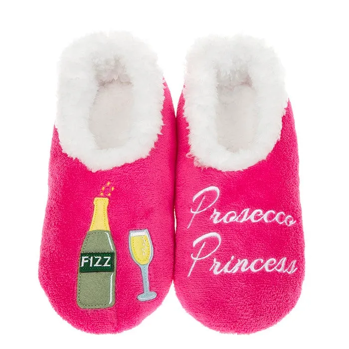 Prosecco Princess Snoozie Slippers